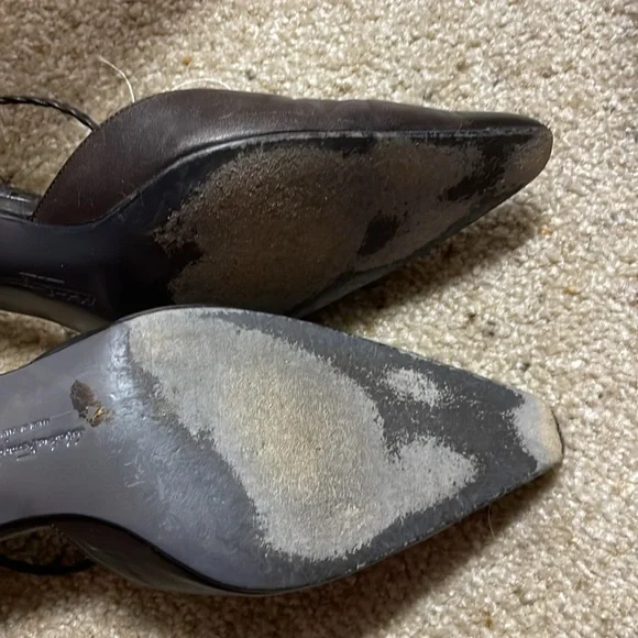 Ferragamo shoes brown sz 40 - Picture 4 of 4